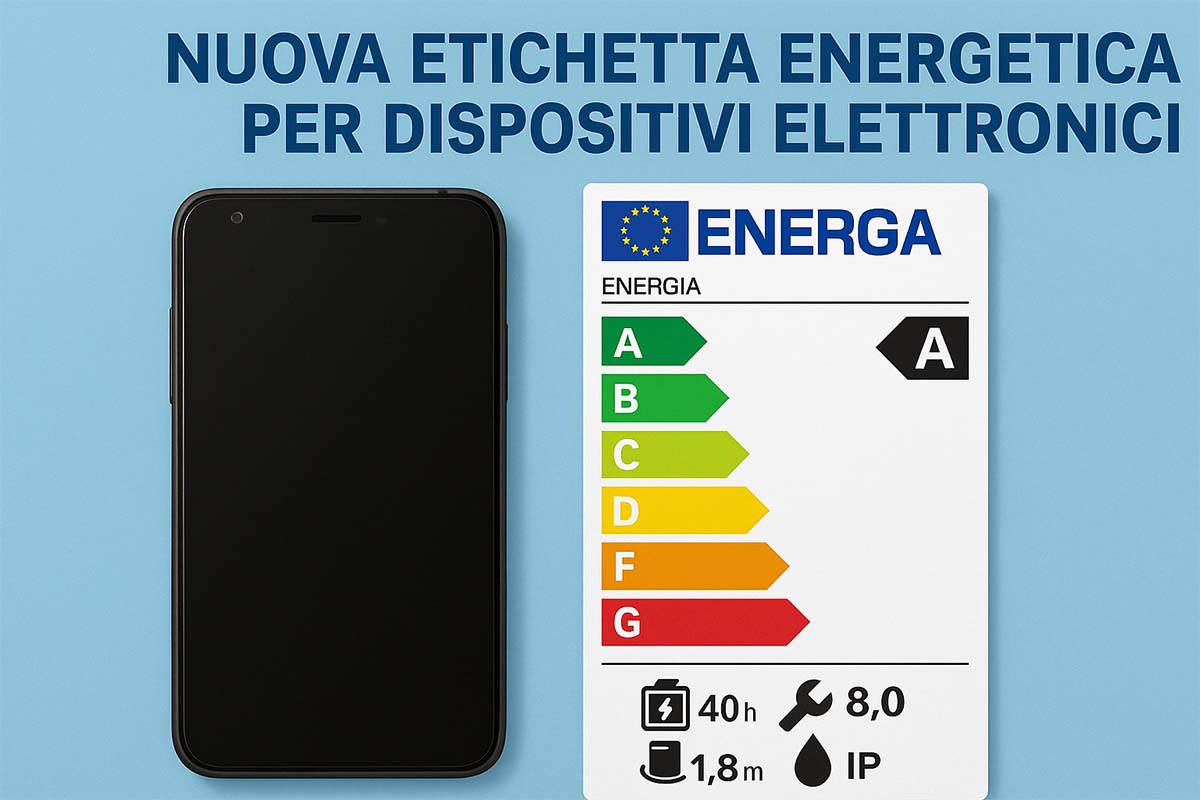 La nuova etichetta energetica per dispositivi elettronici